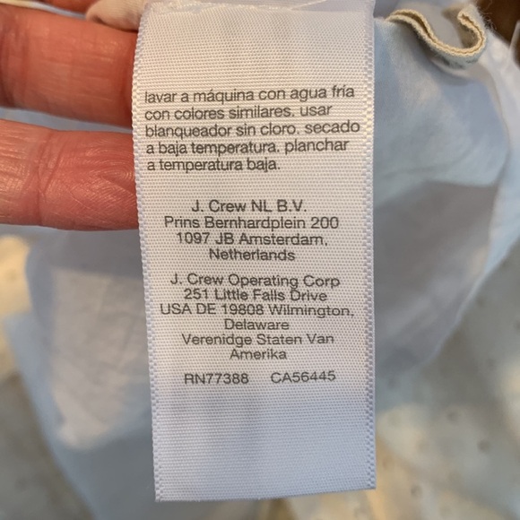 Madewell Eyelet Babydoll mini dress cream size small/med? Tiered Puff sleeves - Picture 9 of 10